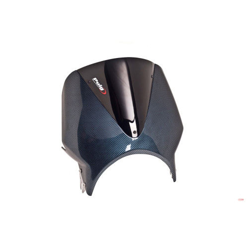 PUIG Black Fairing With Vision Screen (Black) 005CN