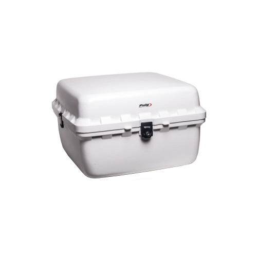 PUIG 60 Litre Big Top Box (White) 0713B