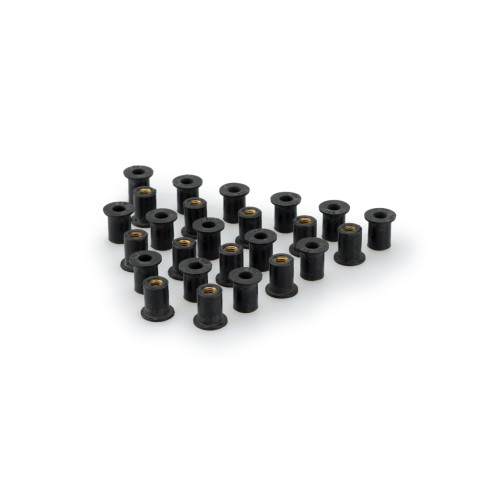 PUIG M5 Nut Vibration Damper Set (Black) 0714N