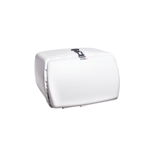 PUIG 90 Litre Maxi Top Box With Lock (White) 1126B