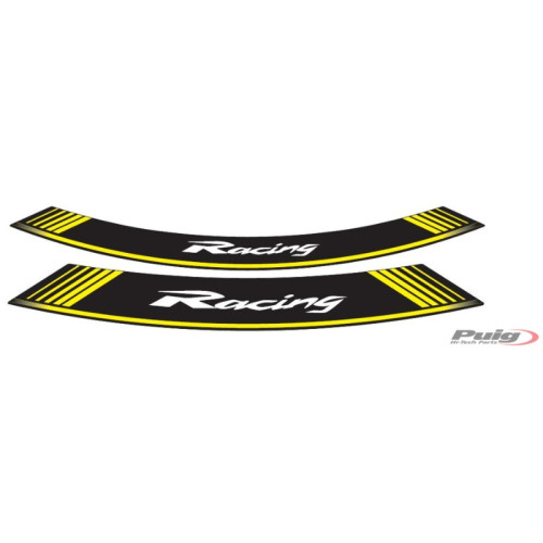PUIG Wheel Rim Stickers (Yellow) 5531G