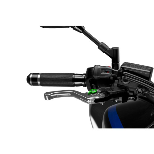 PUIG Short V3 Brake (Silver Lever With Green Selector) 130PV