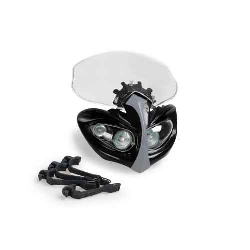 PUIG Twin Spot Headlights (Clear) 1626W