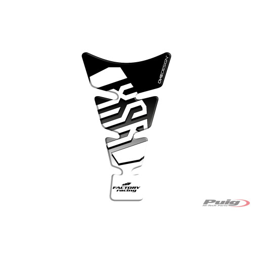 PUIG Spirit Tank Pad With Model Logo (Black) 9308N