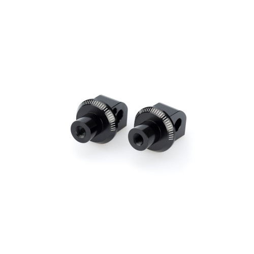 PUIG Pillion Footpeg Adaptors (Black) 6458N
