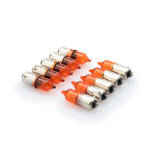 PUIG 10 x Oval Indicator Bulbs 12v 23w (Orange) 0009T