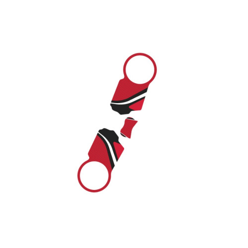 PUIG Radikal Yoke Protector (Red) 6965R