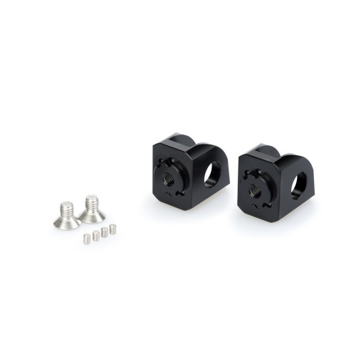 PUIG Adjustable Footpeg Adaptors (Black) 20233N