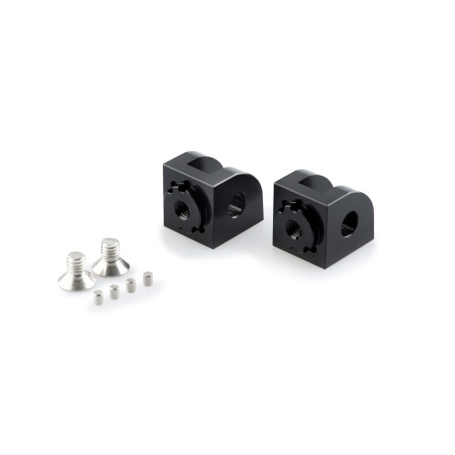 PUIG Adjustable Footpeg Adaptors (Black) 20238N