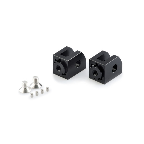 PUIG Adjustable Footpeg Adaptors (Black) 20239N
