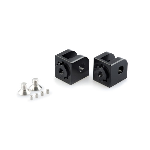 PUIG Adjustable Footpeg Adaptors (Black) 20241N