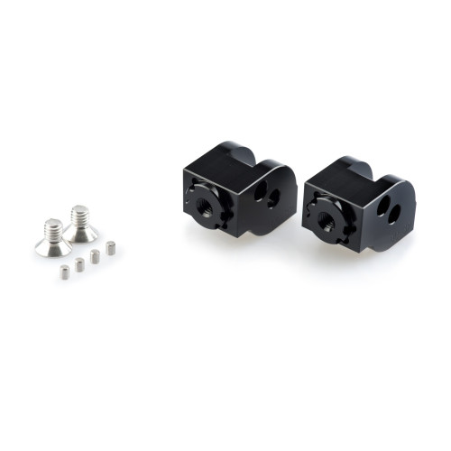 PUIG Adjustable Footpeg Adaptors (Black) 20242N