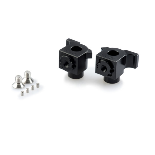 PUIG Adjustable Footpeg Adaptors (Black) 20243N