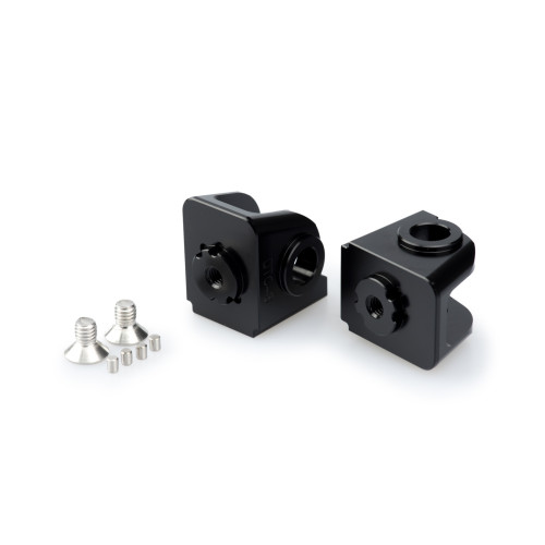 PUIG Adjustable Footpeg Adaptors (Black) 20245N