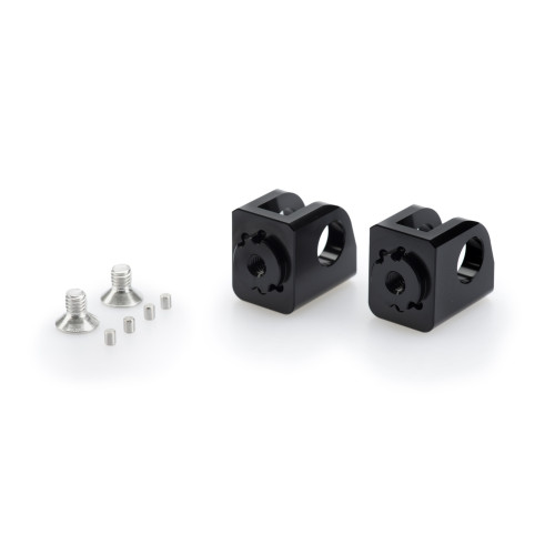 PUIG Adjustable Footpeg Adaptors (Black) 20272N