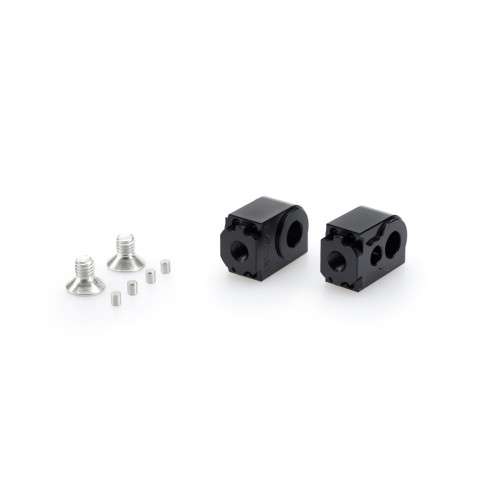 PUIG Pillion Adjustable Footpeg Adaptors (Black) 20273N