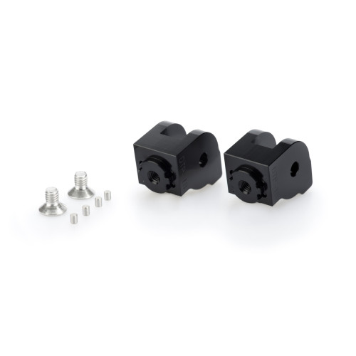 PUIG Adjustable Footpeg Adaptors (Black) 20277N