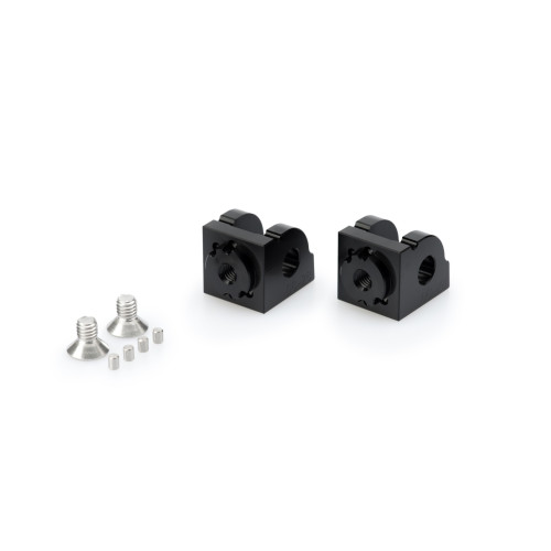 PUIG Adjustable Footpeg Adaptors (Black) 20317N