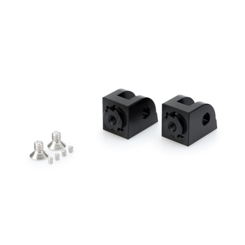 PUIG Adjustable Footpeg Adaptors (Black) 20318N