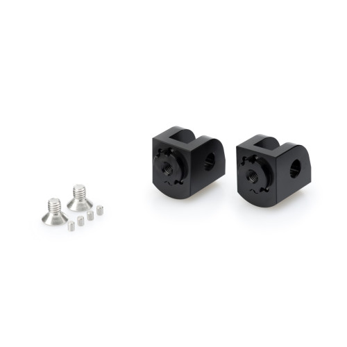 PUIG Adjustable Footpeg Adaptors (Black) 20319N
