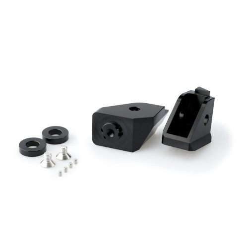 PUIG Adjustable Footpeg Adaptors (Black) 20321N