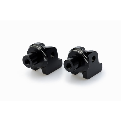 PUIG Adjustable Footpeg Adaptors (Black) 20386N
