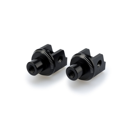 PUIG Adjustable Footpeg Adaptors (Black) 20405N
