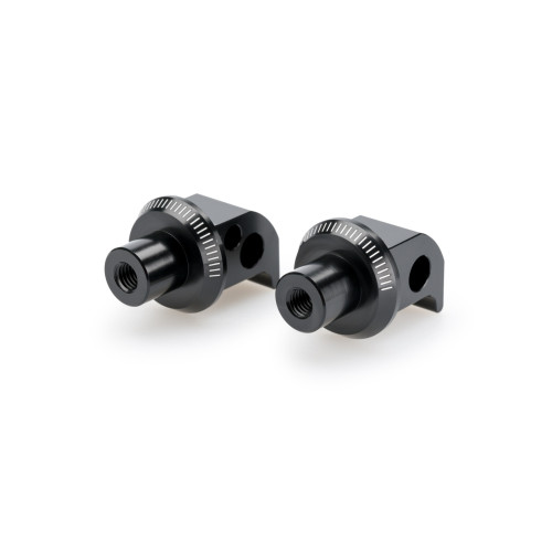 PUIG Pillion Footpeg Adaptors (Black) 20445N