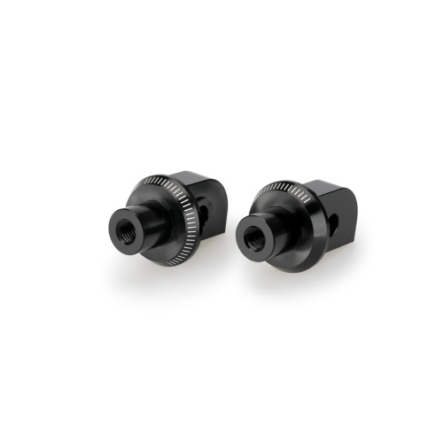 PUIG Pillion Footpeg Adaptors (Black) 20466N