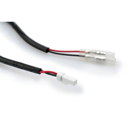 PUIG Number Plate Wiring Extension Kit Type 2 180mm (Black) 20547N