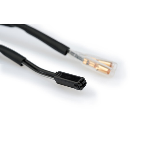 PUIG Number Plate Wiring Extension Kit Type 3 180mm (Black) 20554N