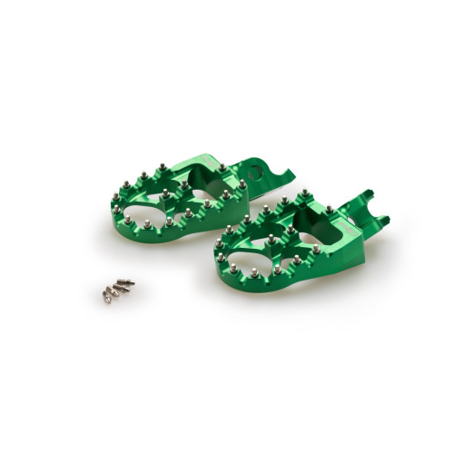 PUIG Off Road Footpegs (Green) 20557V