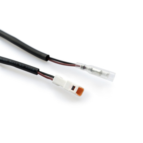 PUIG Number Plate Wiring Extension Kit Type 4 180mm (Black) 20566N