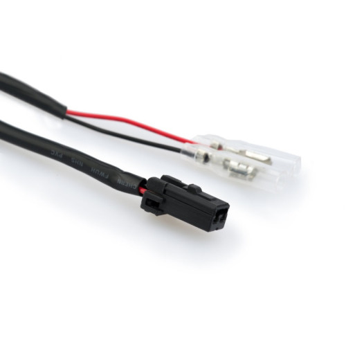 PUIG Number Plate Wiring Extension Kit Type 5 180mm (Black) 20570N