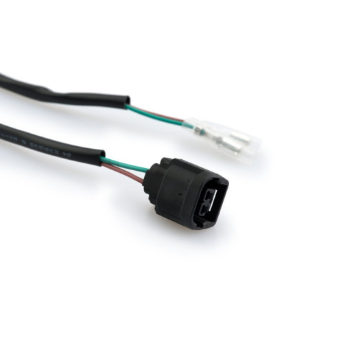 PUIG Number Plate Wiring Extension Kit Type 9 180mm (Black) 20590N