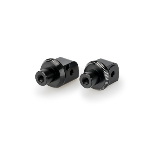 PUIG Pillion Footpeg Adaptors (Black) 20636N