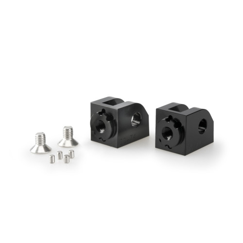 PUIG Adjustable Footpeg Adaptors (Black) 20675N