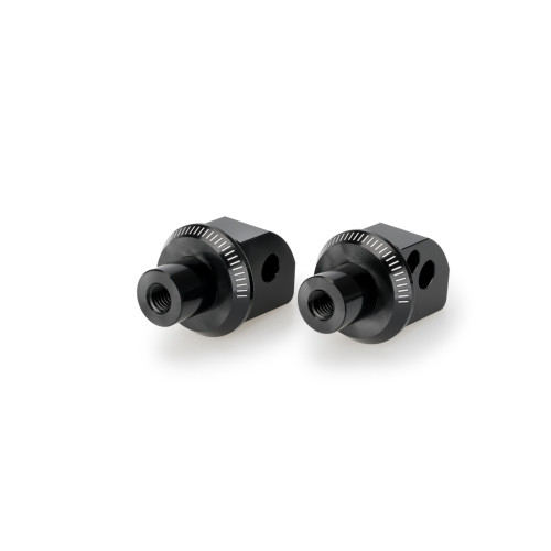 PUIG Pillion Footpeg Adaptors (Black) 20676N