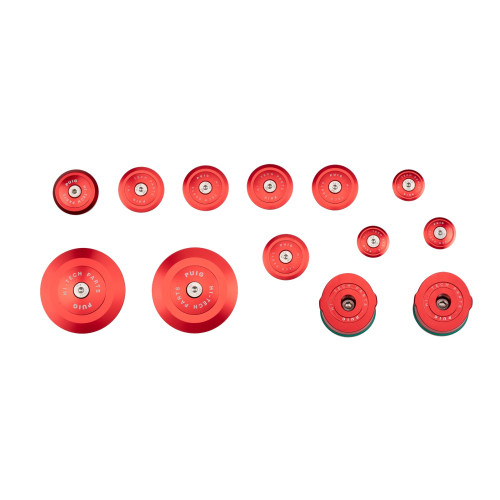 PUIG Alu Chassis Cover (Red) 21536R