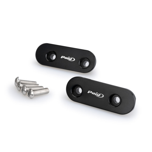 PUIG Mirror Screw Caps (Black) 21562N