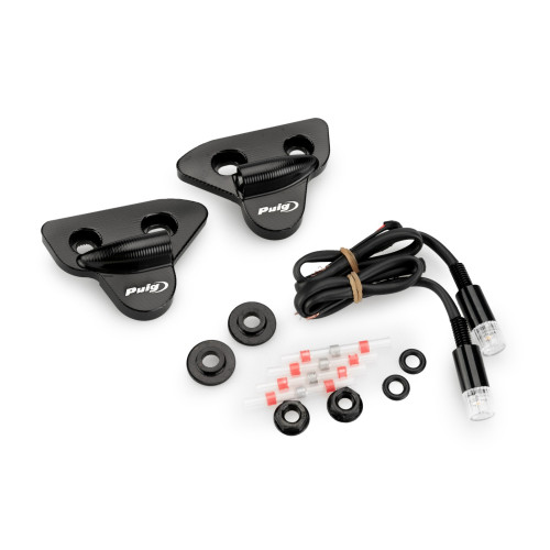 PUIG Rearview Mirror Caps with Tab LED Indicators 22042N
