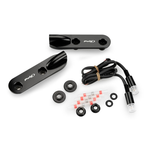 PUIG Rearview Mirror Caps with Tab LED Indicators 22044N