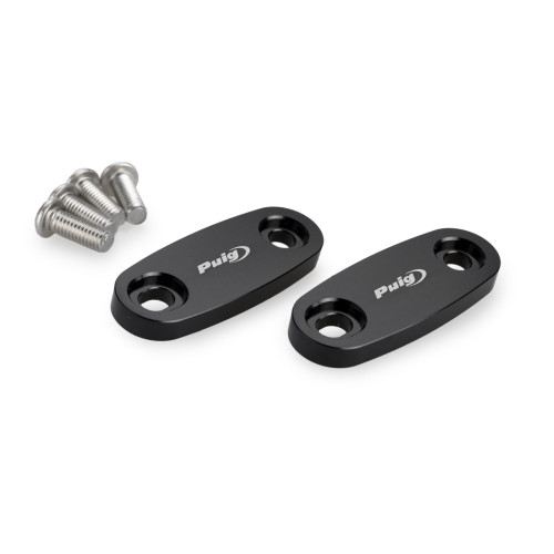 PUIG Mirror Screw Caps (Black) 22114N