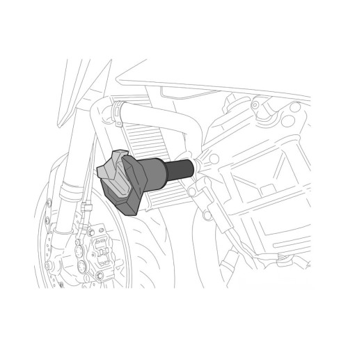 PUIG Naked Downforce Spoilers (Black) 22175N