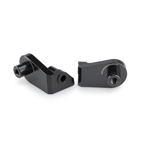 PUIG Pillion Footpeg Adaptors (Black) 22184N