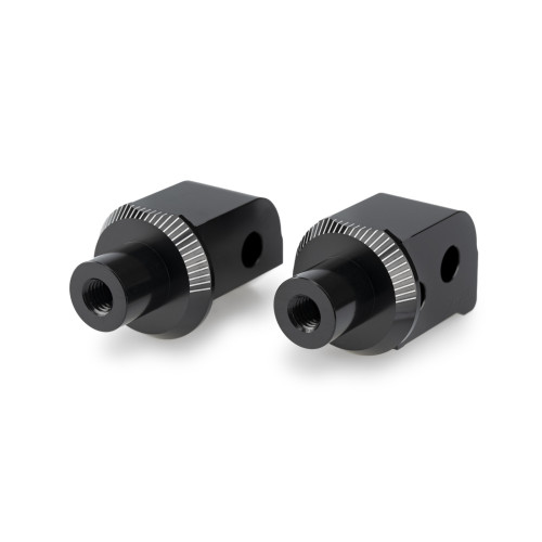 PUIG Pillion Footpeg Adaptors (Black) 22244N
