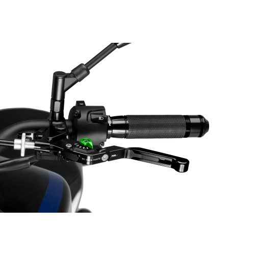 PUIG Extendable Folding V3 Clutch (Black Extender With Green Selector) 24NNV