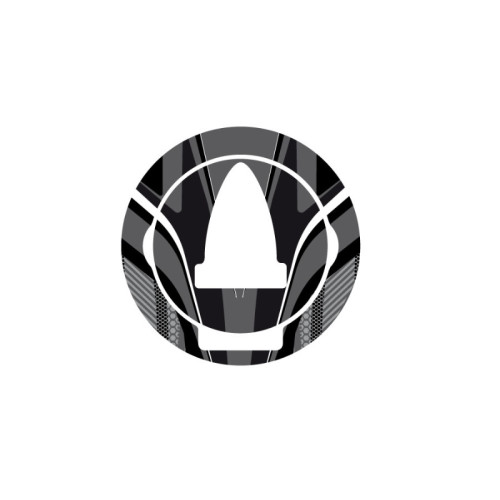 PUIG Radikal Fuel Cap Protector (Grey) 6296U