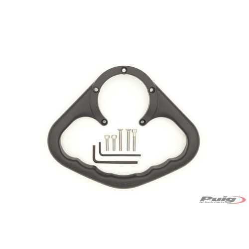 PUIG Fuel Tank Pillion Hand Grips (Black) 4616N