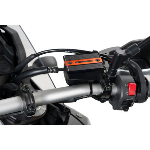 PUIG Front Brake Liquid Tank Cover (Orange) 9267T
